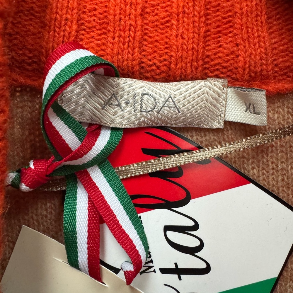 NWT Aida Women’s Wool Blend Cardigan Made in Italy - Picture 5 of 8